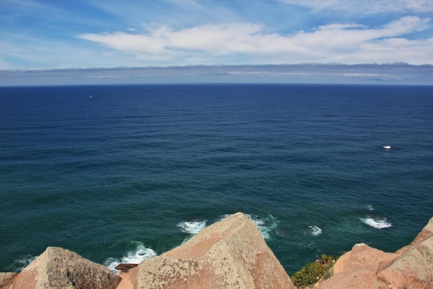 Cabo Roca en el océano Atlántico Portugal