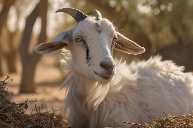 Cabra Aegagrus cabra Boer Goat al areen Wildflfe Park Bahrein