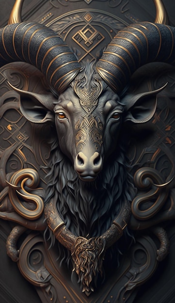 La cabra es un símbolo del zodiaco.