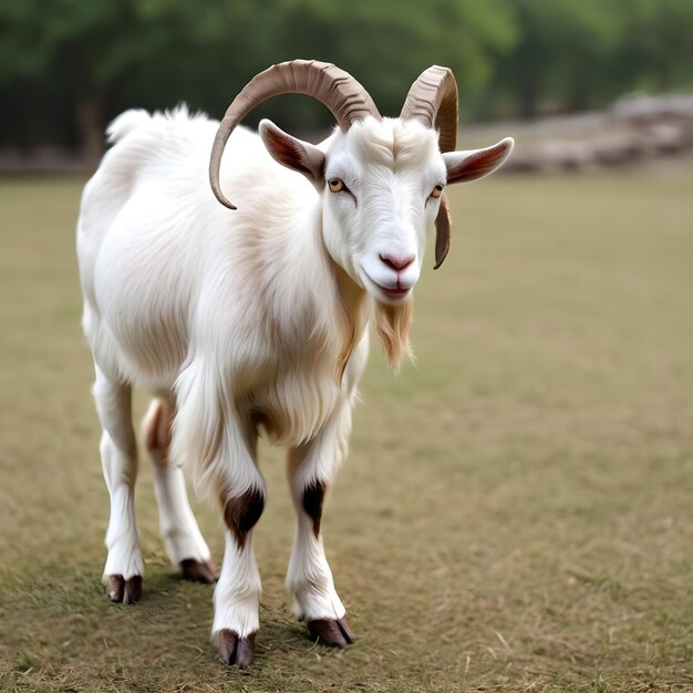 Cabras de sacrifício para a próxima celebração do Eid al Adha