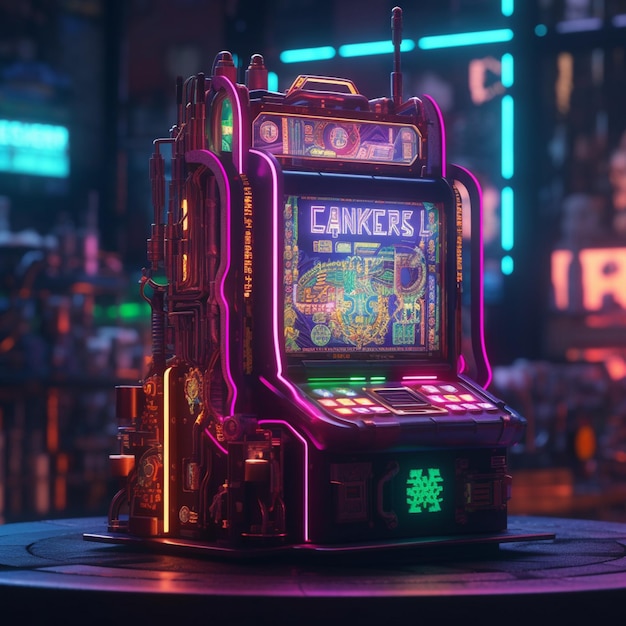 caça-níqueis de cassino cyberpunk