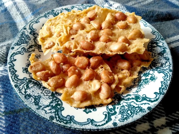 Cacahuetes Aperitivos indonesios Comida culinaria indonesia