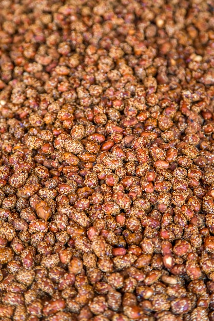 Cacahuetes en el mercado en Marrakech