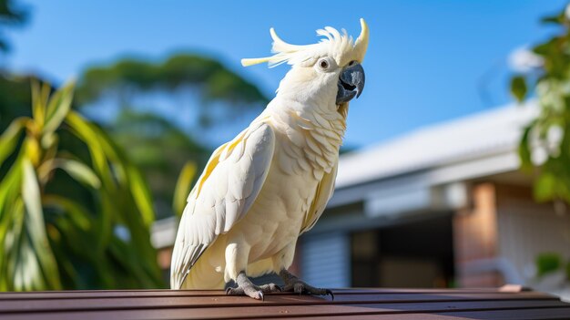 Foto cacatua de mascota