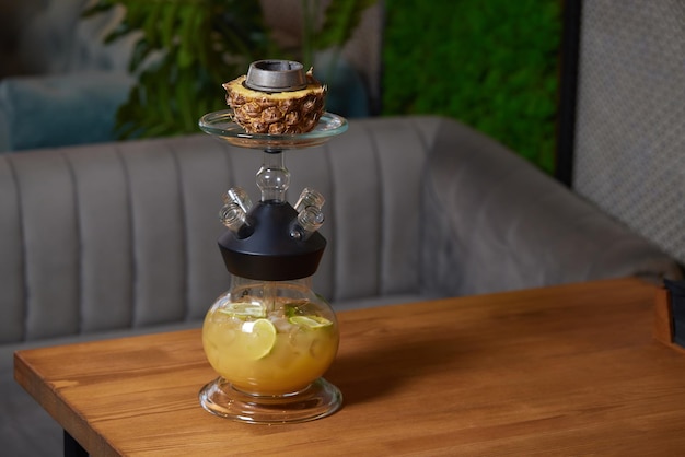 Cachimba elegante con aroma a piña para relajarse Shisha de piña Sala de narguiles