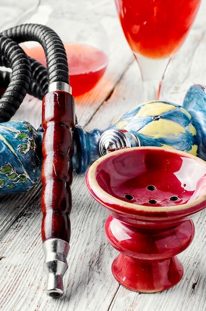 Cachimba y vino