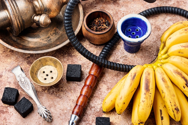 Cachimbo de água com sabor de banana