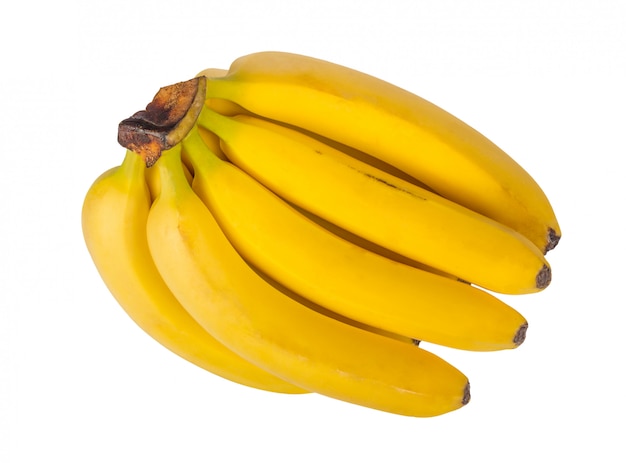 Cacho de bananas isolado