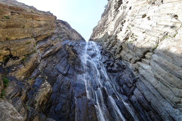 Cachoeira AbaiSu Norte do Cáucaso KabardinoBalkaria Junho 2021