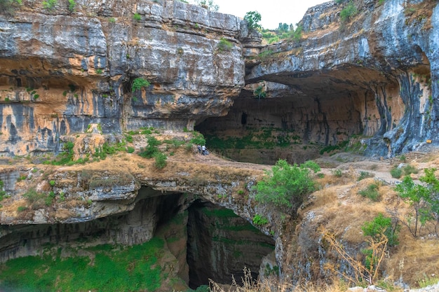 Foto cachoeira baloue balaa, tannourine el tahta, líbano