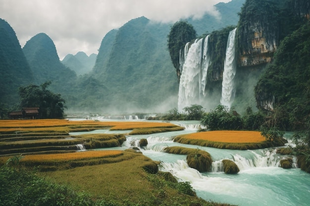 Cachoeira de Ban Gioc, no Vietnã