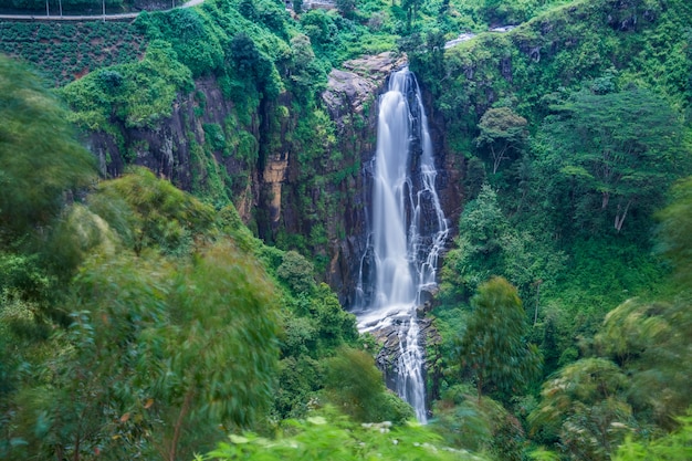 Cachoeira de Devon em Hatton, Sri Lanka