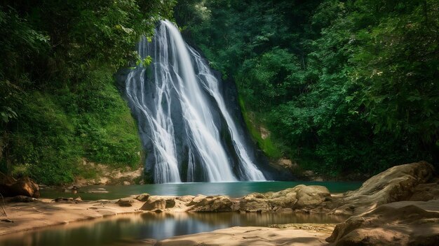 Cachoeira de Mae ya Parque Nacional doi inthanon Chiang Mai Tailândia