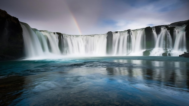 Cachoeira de Skogafoss, na Islândia