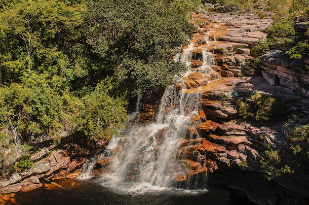 Cachoeira do diabo chapada diamantina parque nacional da bahia, brasil