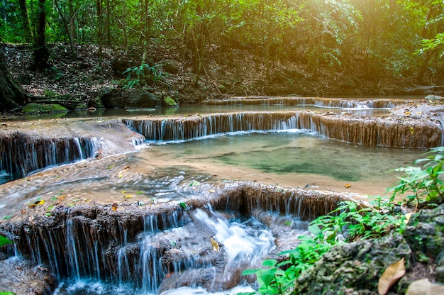 Cachoeira na floresta