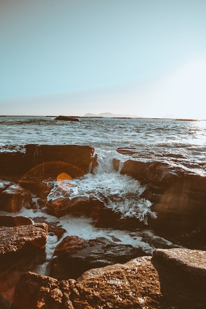 Cachoeira no mar