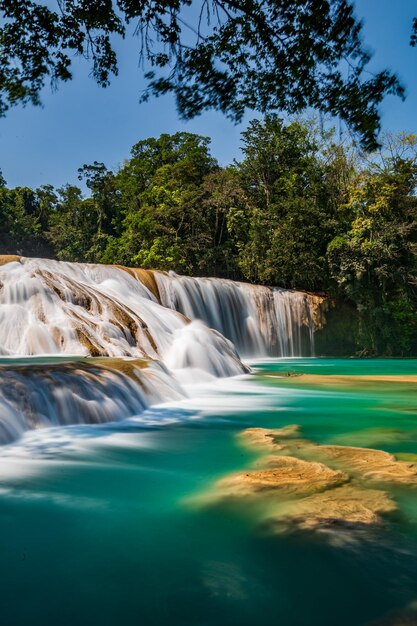 Cachoeiras Agua Azul em Chiapas