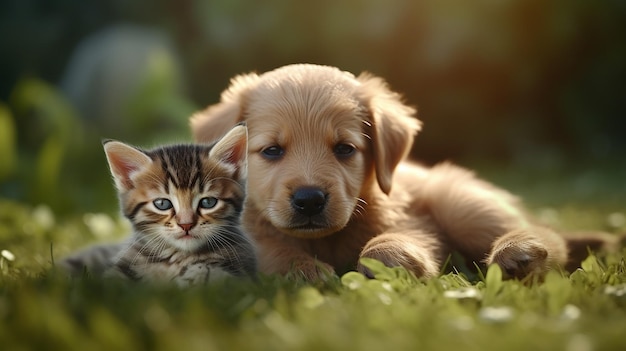 cachorrinho e gatinho