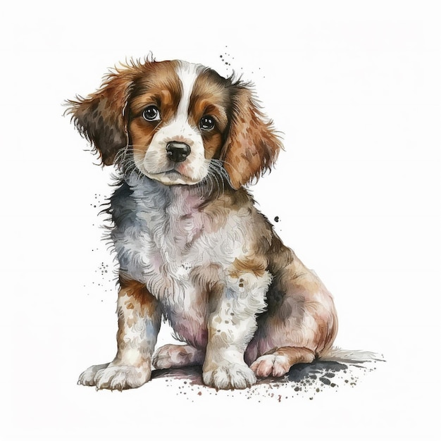 Cachorro Aquarela