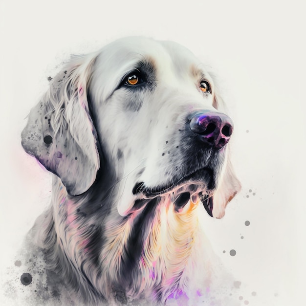 Cachorro Cachorro Fofo Abstrato Pastel
