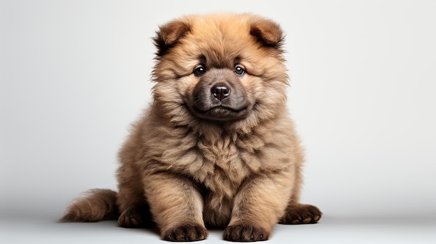 Cachorro Chow Chow aislado