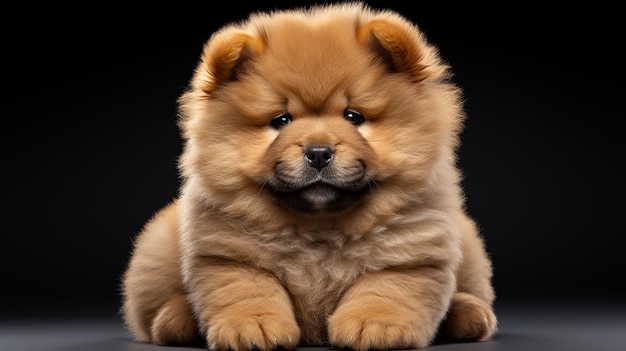 Cachorro Chow Chow Isolado