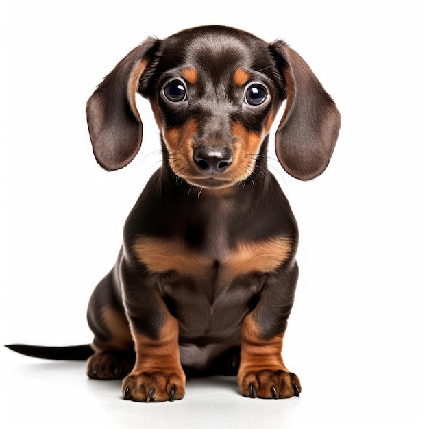 Cachorro Dachshund Curioso