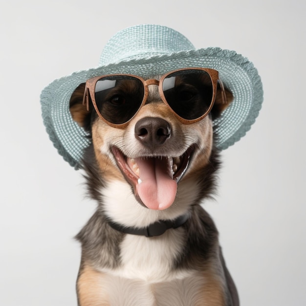 Foto cachorro de chapeu und oculus