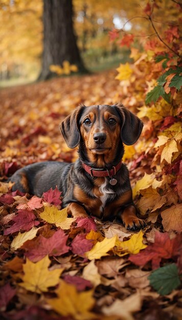 Foto cachorro de labrador ao ar livre ai gerado