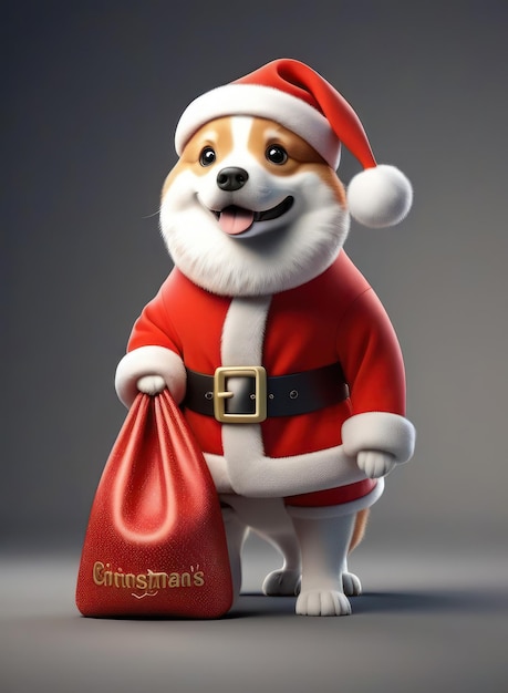 Cachorro de Papai Noel