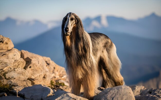 Cachorro de pêlo comprido