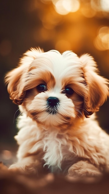 Un cachorro con un fondo blanco y negro.