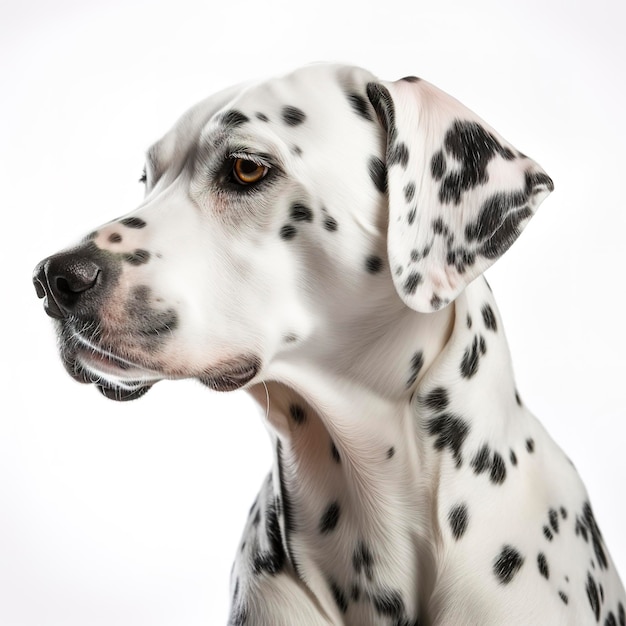 Cachorro isolado em um fundo branco