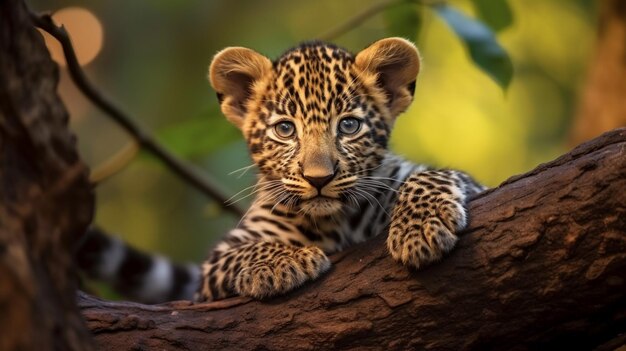 Cachorro de leopardo