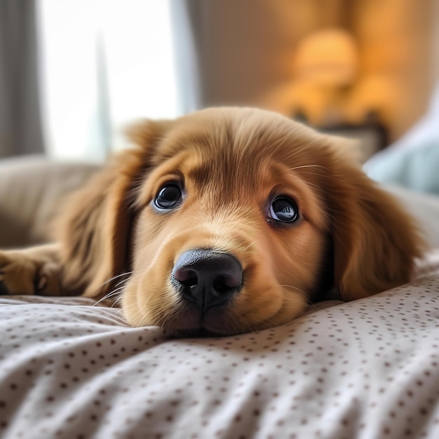 cachorros fofos em casa