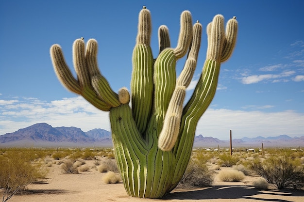 cactus con brazos extendidos como tentáculos