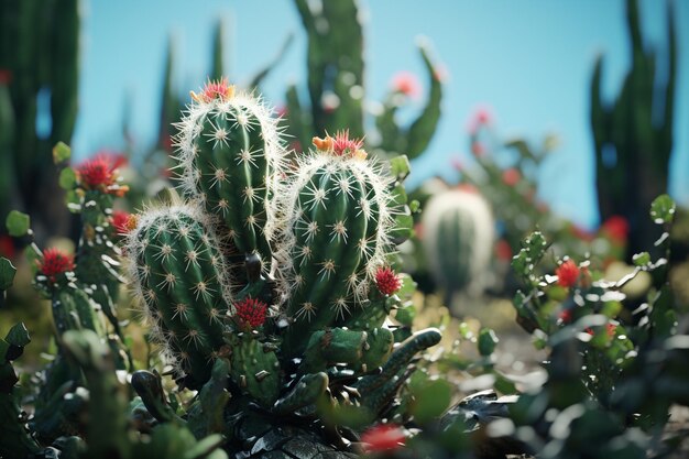 Cactus de la conexión que une a personas afines así 00047 03