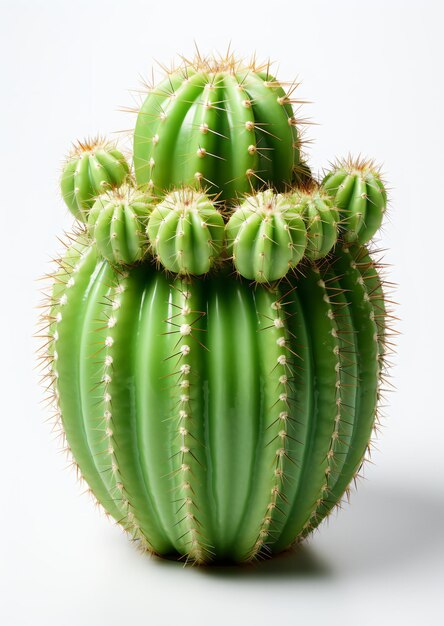 Foto cactus echinocactus grusonii, también conocido como cactus de barril verde