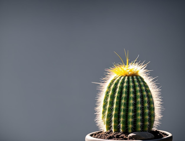 Foto cactus em uma panela