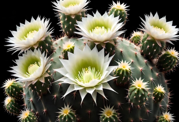 un cactus con una flor blanca que dice cactus