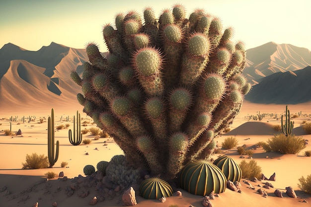 Un cactus oficial del desierto