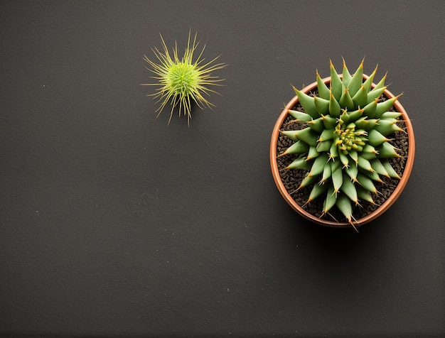 Cactus en una olla