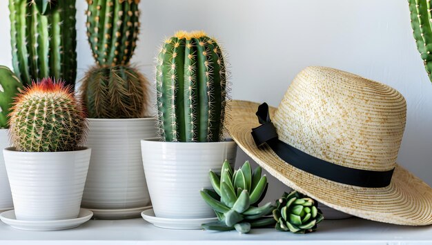 Cactus en un sombrero Cactus mexicano