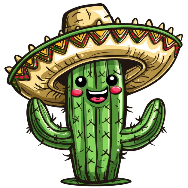 Cactus con sombrero y cara sin fondo estilo mexicano estilo crudo estilizar 250 ID de trabajo db44fe7c5dd84c3fa2cd4b5762fbd339