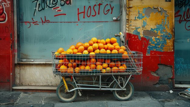 Foto con cada viaje al mercado, el carrito se convierte en un lienzo para nuestros deseos y preferencias que reflejan las elecciones que hacemos en nuestra búsqueda del consumo.