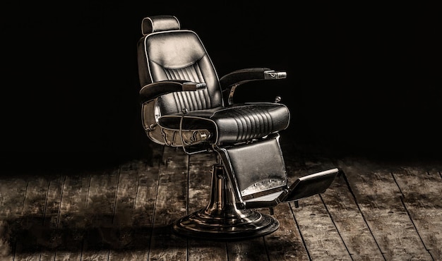 Quadro Decorativo Foto Cadeira de Barbeiro - Kiaga
