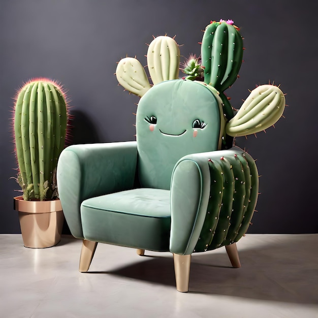 Cadeira de cactus