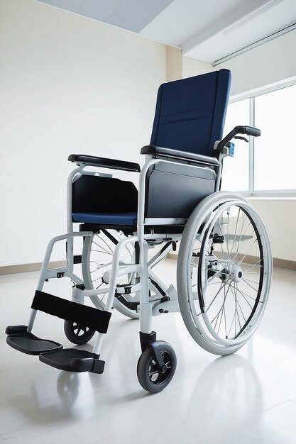 Cadeira de rodas moderna no hospital