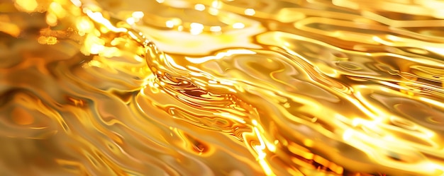 una cadena de oro con la palabra oro en ella